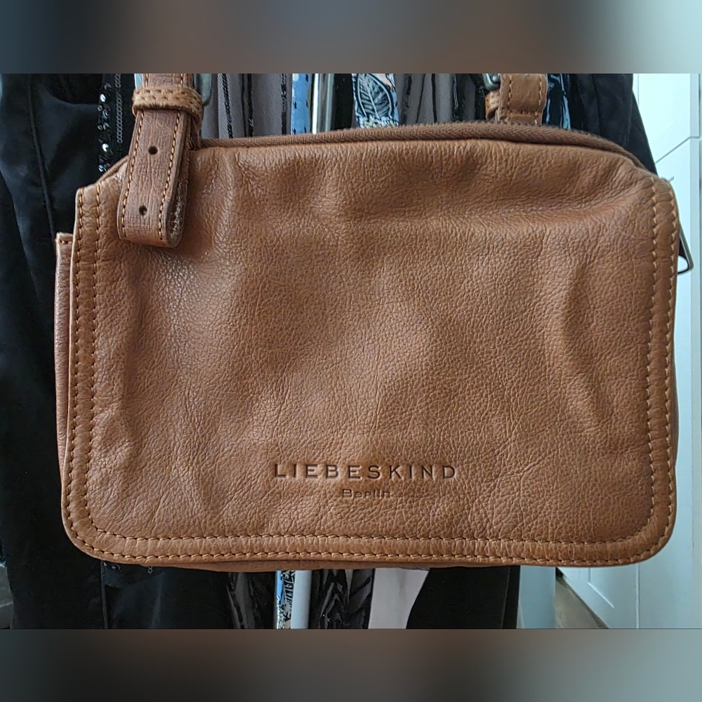 Liebeskind Tan Leather Messenger Bag